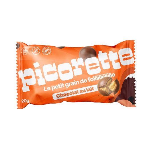 PICORETTE  /  BILLES CHOCOLATÉES   /  16 x 20g